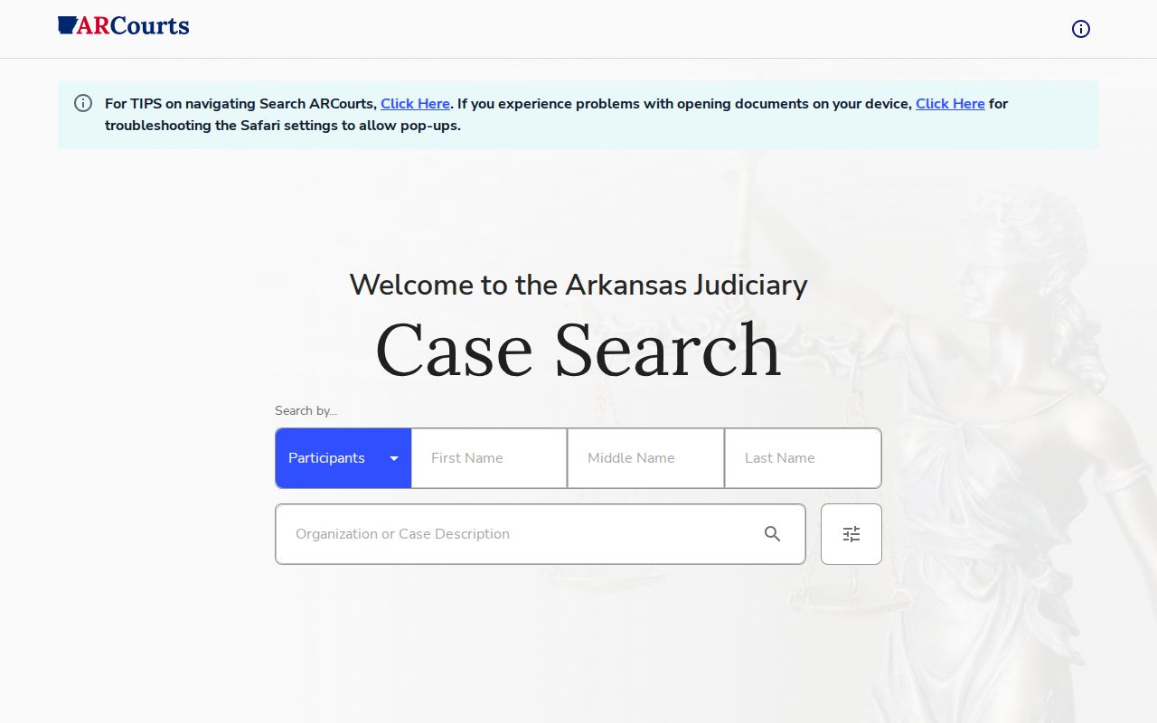 Sherwood residents directory Arkansas CourtConnect search