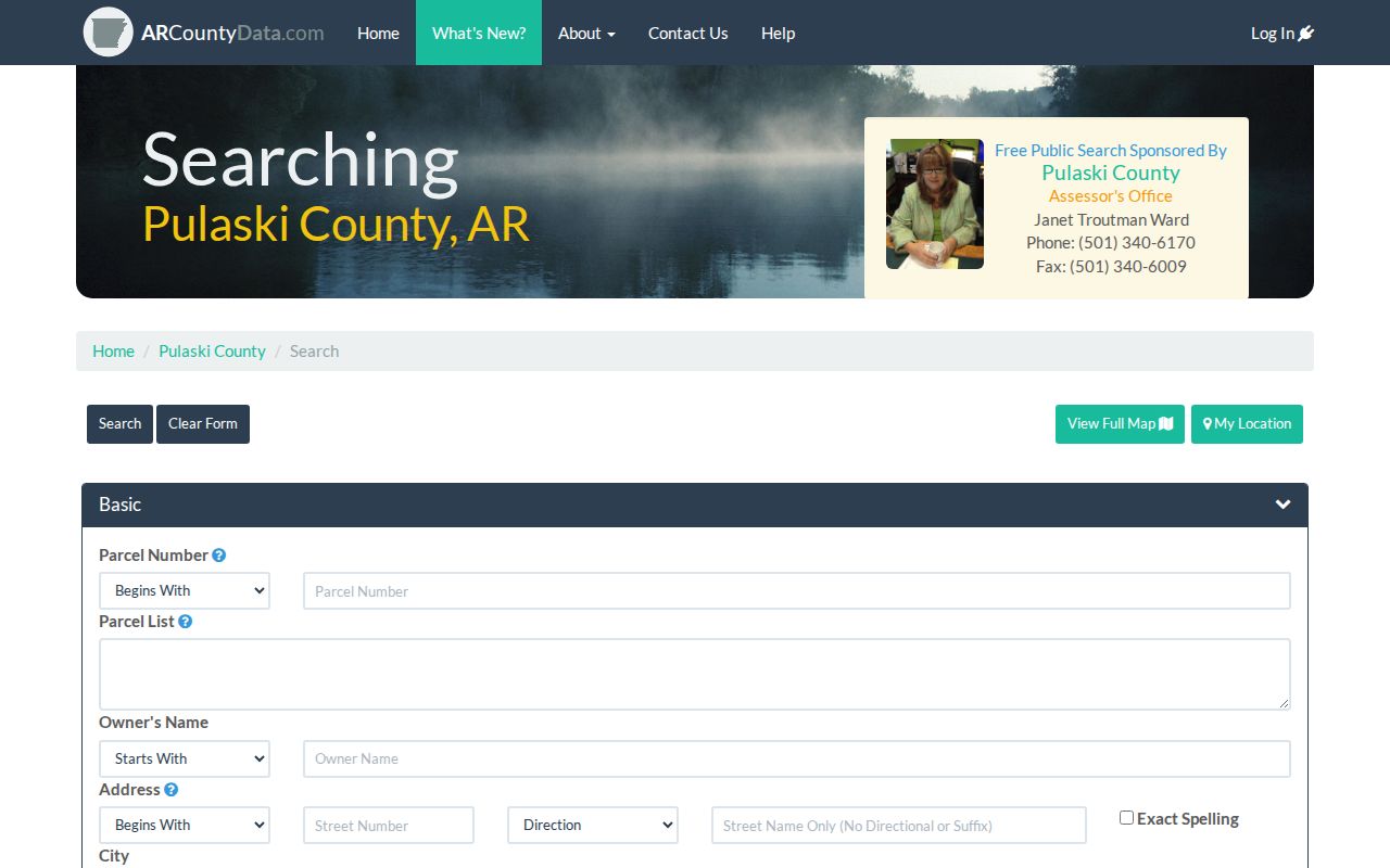 Sherwood residents directory Pulaski County property search